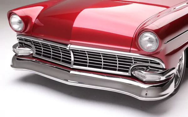 hot rod Ford vehicle 1956 Ford Victoria HD Desktop Wallpaper | Background Image