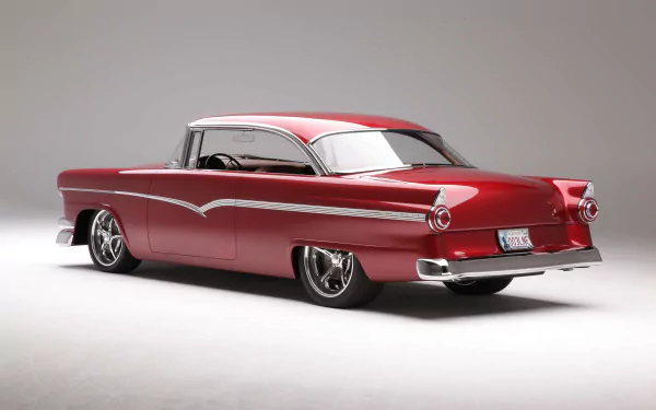 hot rod Ford vehicle 1956 Ford Victoria HD Desktop Wallpaper | Background Image
