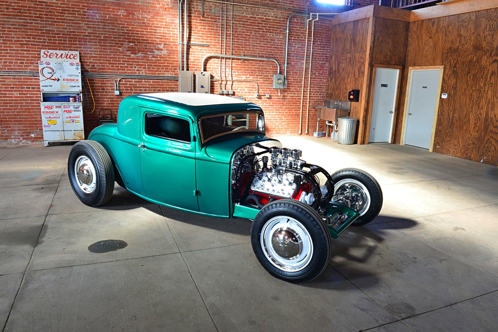 Download Vintage Car Hot Rod 1932 Ford 5-Window Coupe Vehicle Ford 5-Window Coupe HD Wallpaper