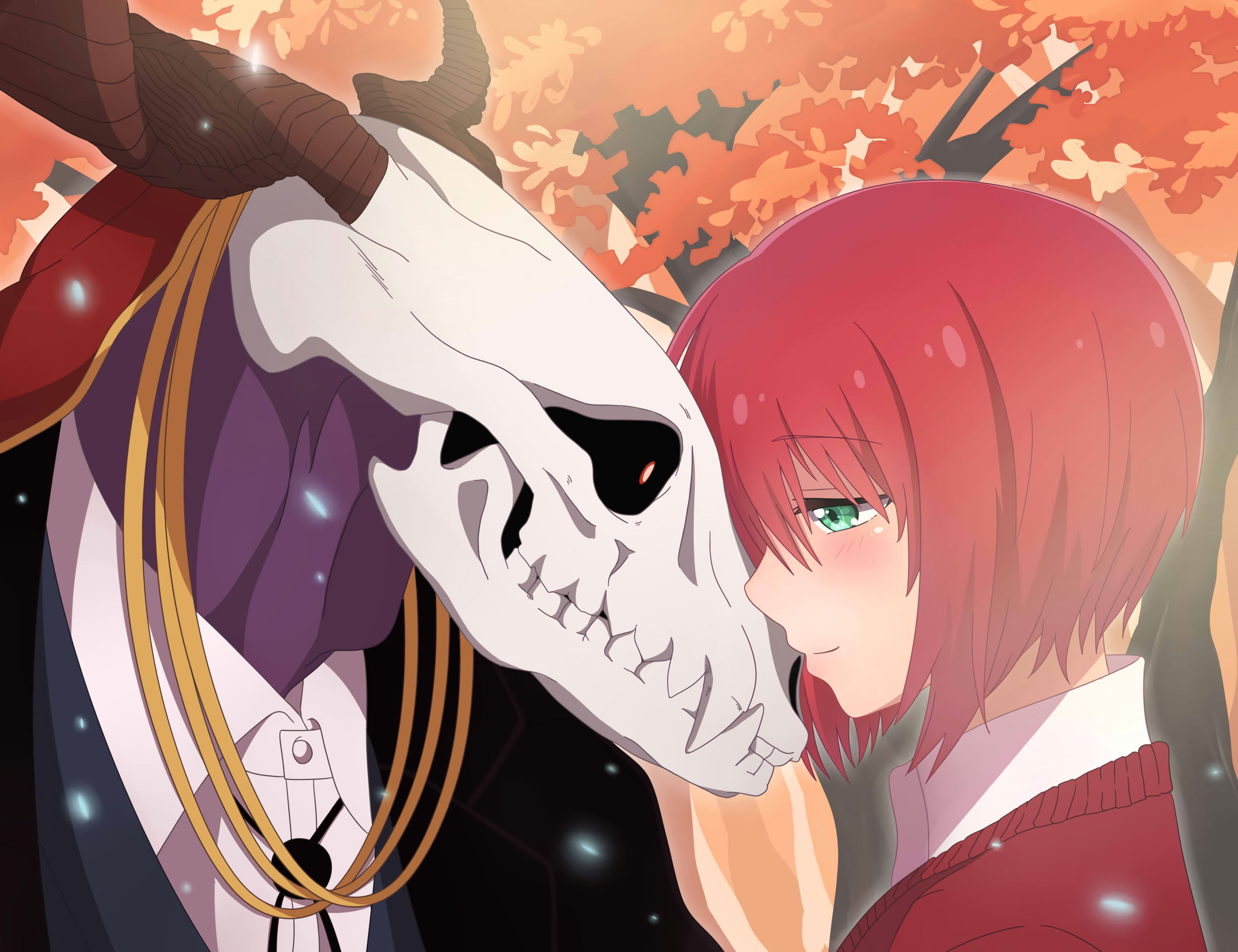 Wallpaper : Mahoutsukai no Yome, anime girls, looking at viewer, flowers  1920x1080 - daike12123 - 2237460 - HD Wallpapers - WallHere