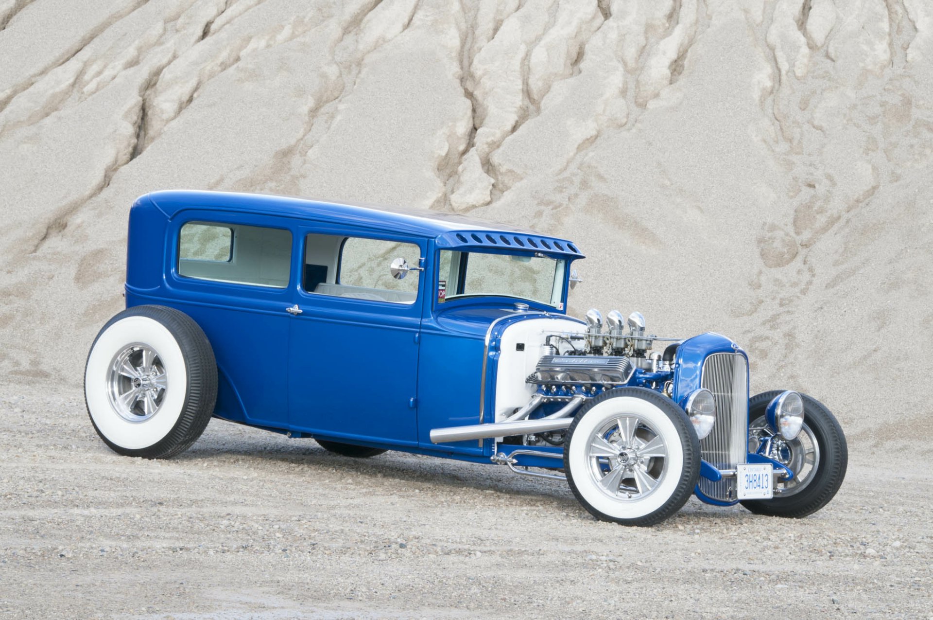 Download Hot Rod Vintage Car 1930 Ford Sedan Vehicle Ford Sedan HD Wallpaper