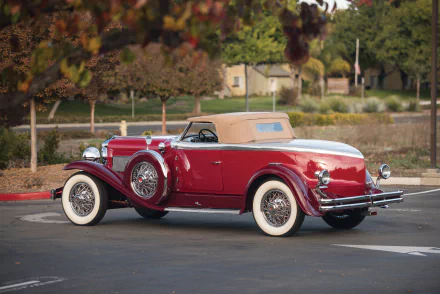  1929 Duesenberg Model J Disappearing Top Torpedo Convertible Coupe