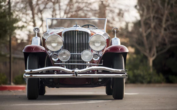  1929 Duesenberg Model J Disappearing Top Torpedo Convertible Coupe