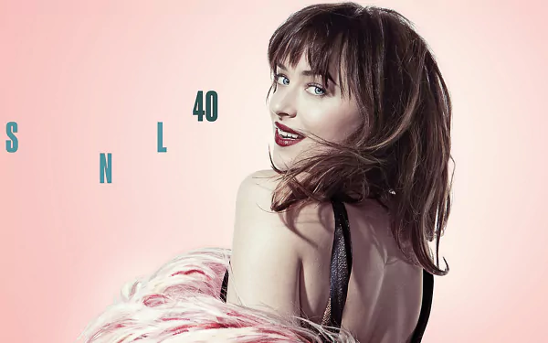 Dakota Johnson TV Show Saturday Night Live HD Desktop Wallpaper | Background Image