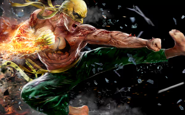 Iron Fist (Marvel Comics) mask Danny Rand feet Comic Iron Fist HD Desktop Wallpaper | Background Image