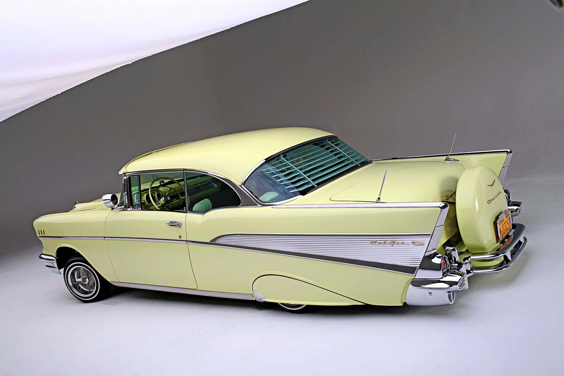 Download Lowrider 1957 Chevrolet Bel Air Convertible Vehicle Chevrolet Bel Air Convertible HD Wallpaper