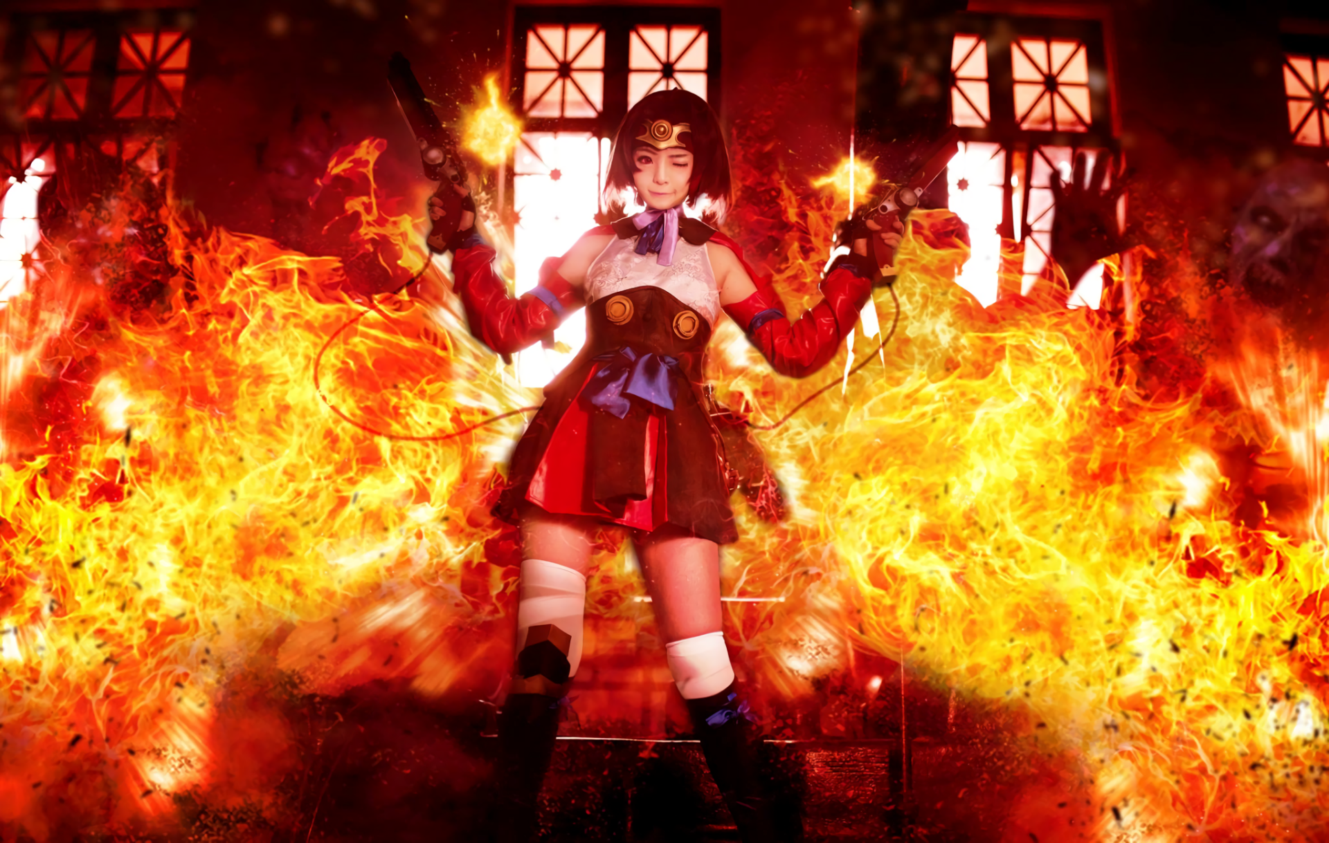 Fire Dance: HD Wallpaper of Mumei from Kabaneri of the Iron Fortress ...