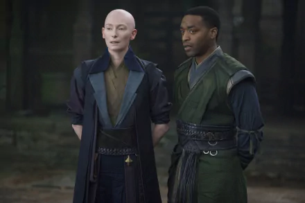 Baron Mordo Chiwetel Ejiofor Tilda Swinton The Ancient One (Doctor Strange) movie Doctor Strange HD Desktop Wallpaper | Background Image