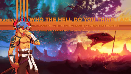 Anime Tengen Toppa Gurren Lagann HD Desktop Wallpaper | Background Image