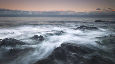 foam cloud horizon nature ocean HD Desktop Wallpaper | Background Image