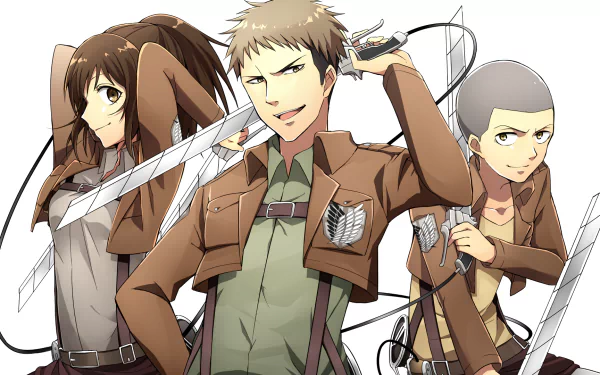 Attack on Titan Jean Kirstein Connie Springer Sasha Blouse Anime HD Desktop Wallpaper | Background Image