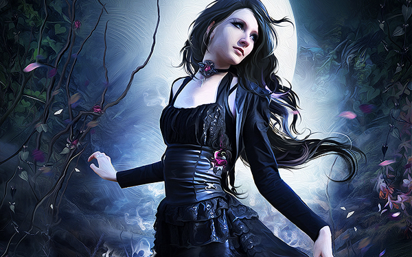 Fantasy Women Flower HD Wallpaper | Background Image