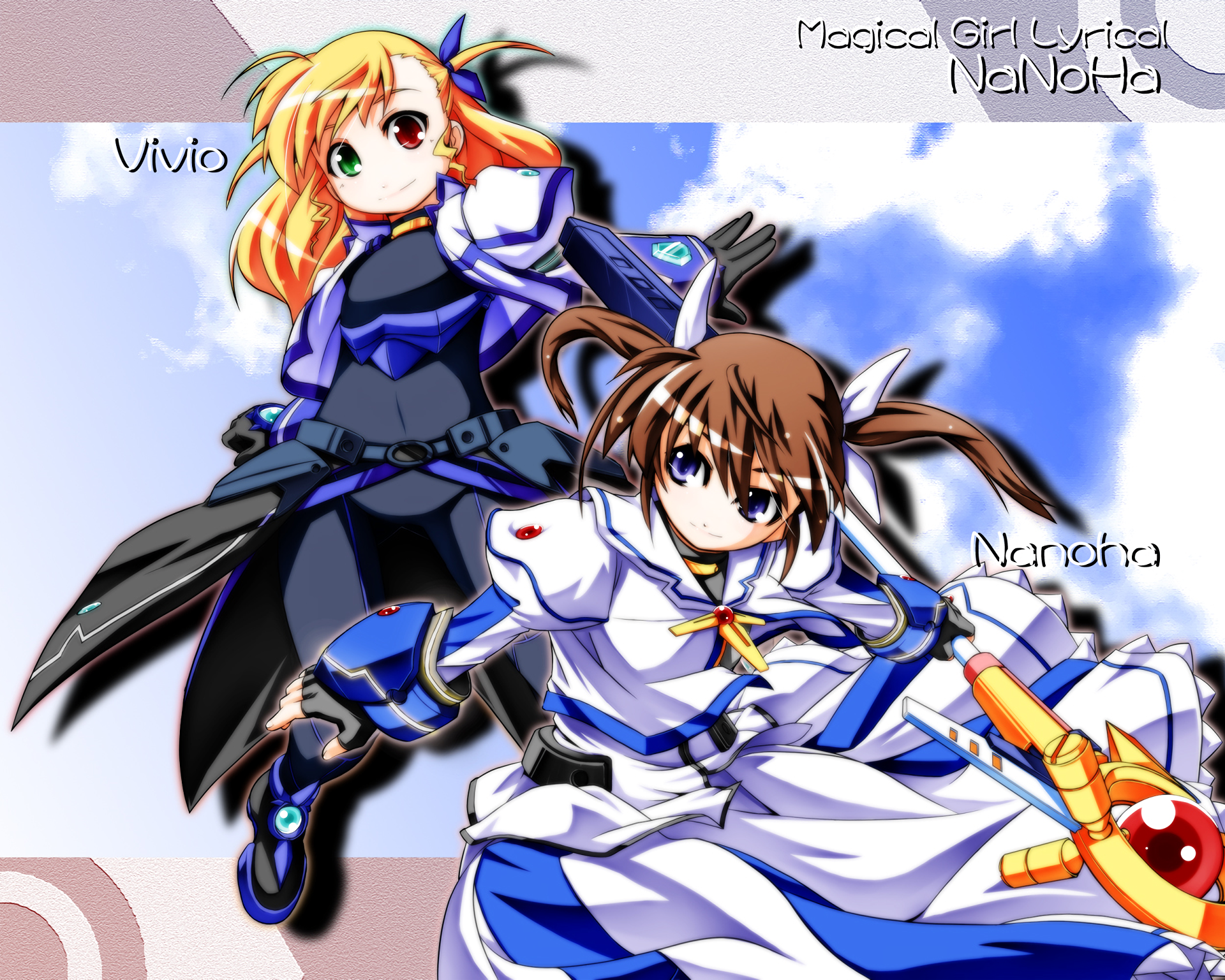 Download Anime Magical Girl Lyrical Nanoha HD Wallpaper