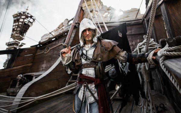 Men Cosplay Edward Kenway Assassin's Creed Assassin's Creed IV: Black Flag HD Wallpaper | Background Image
