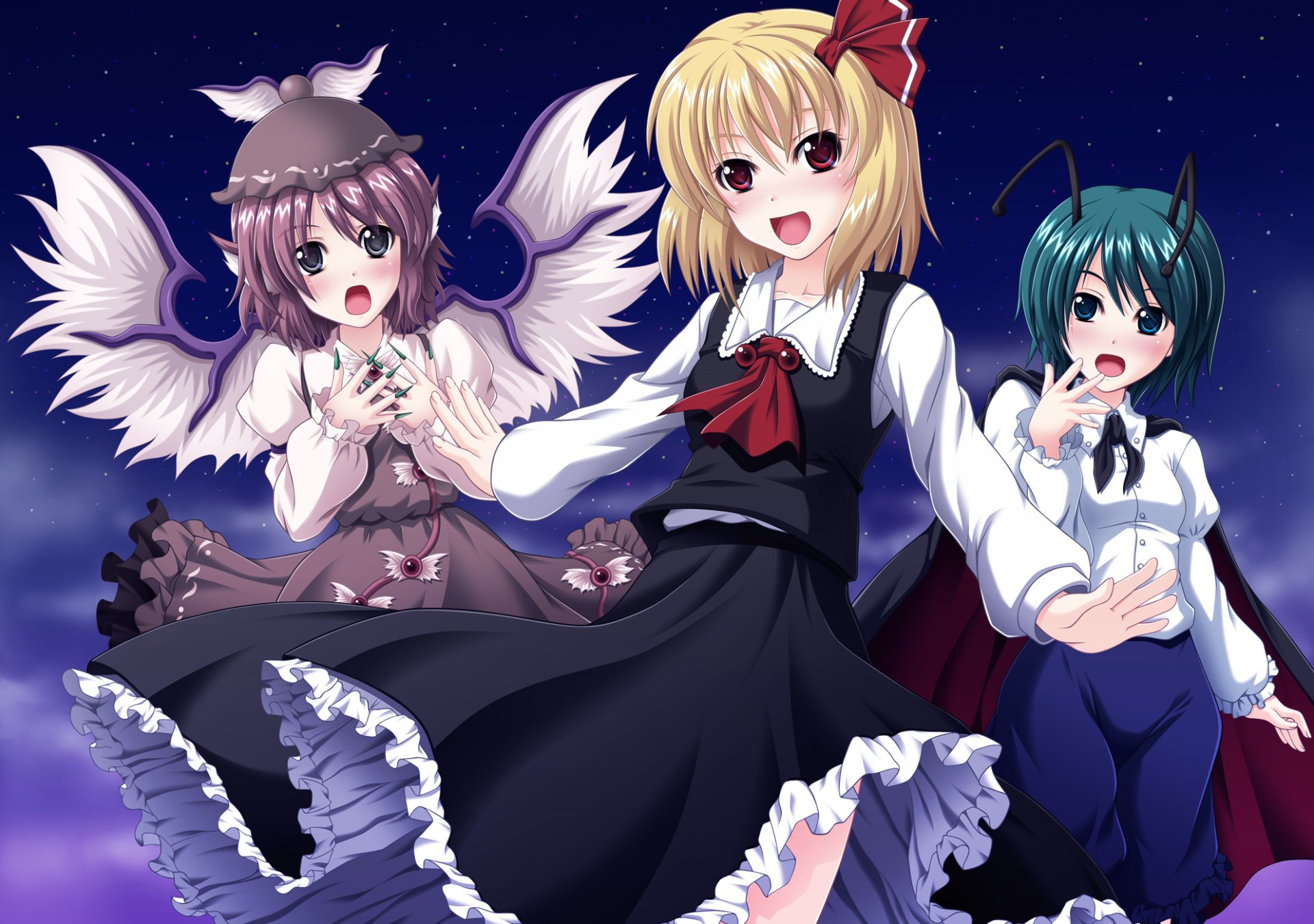 Anime Touhou HD Wallpaper