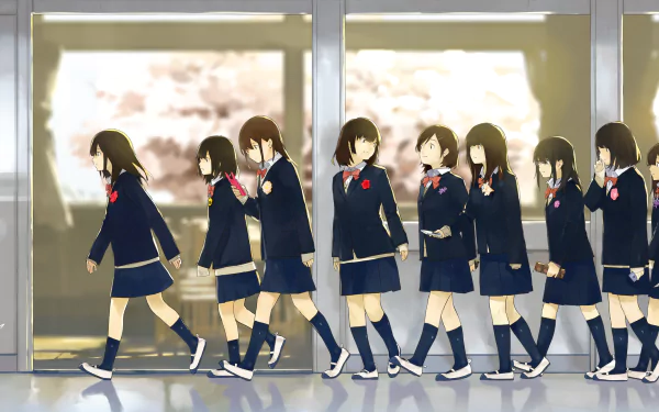 uniform Anime Original HD Desktop Wallpaper | Background Image