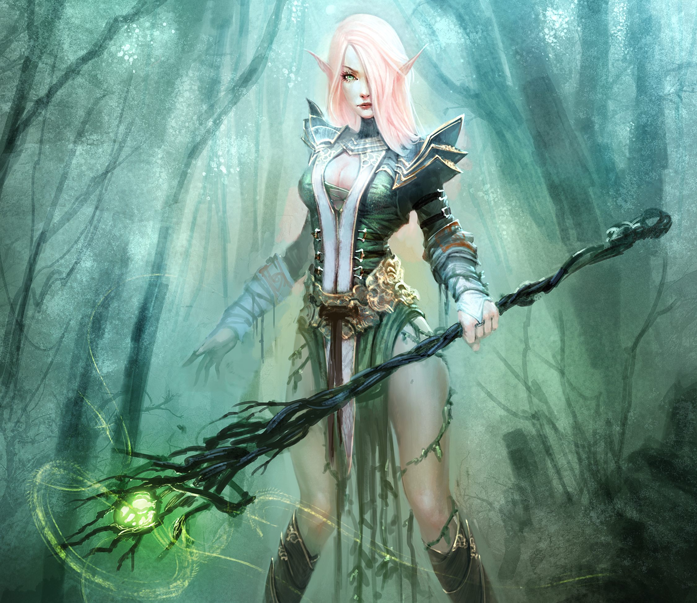 Elf Warrior Woman by MIAO ZHANG