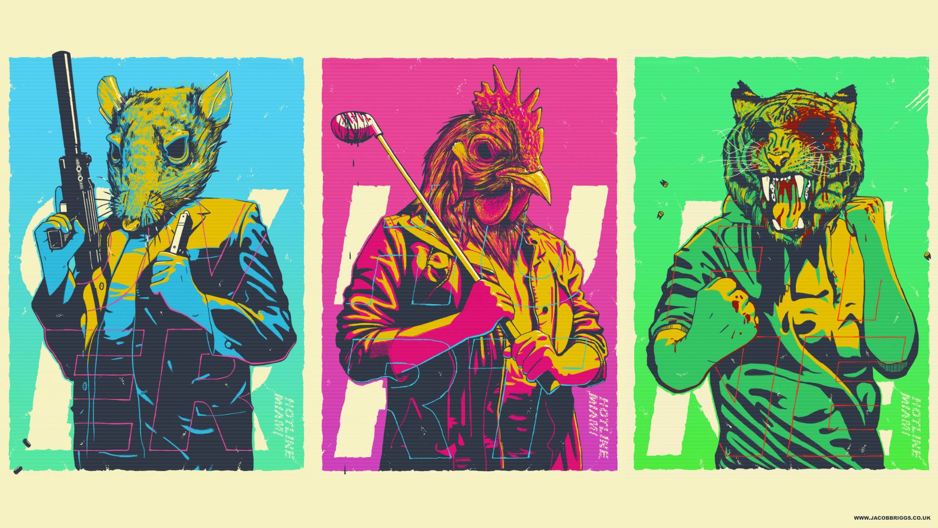 Video Game Hotline Miami HD Wallpaper | Background Image