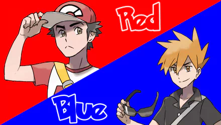  Red and Blue in Pokémon Sun and Moon