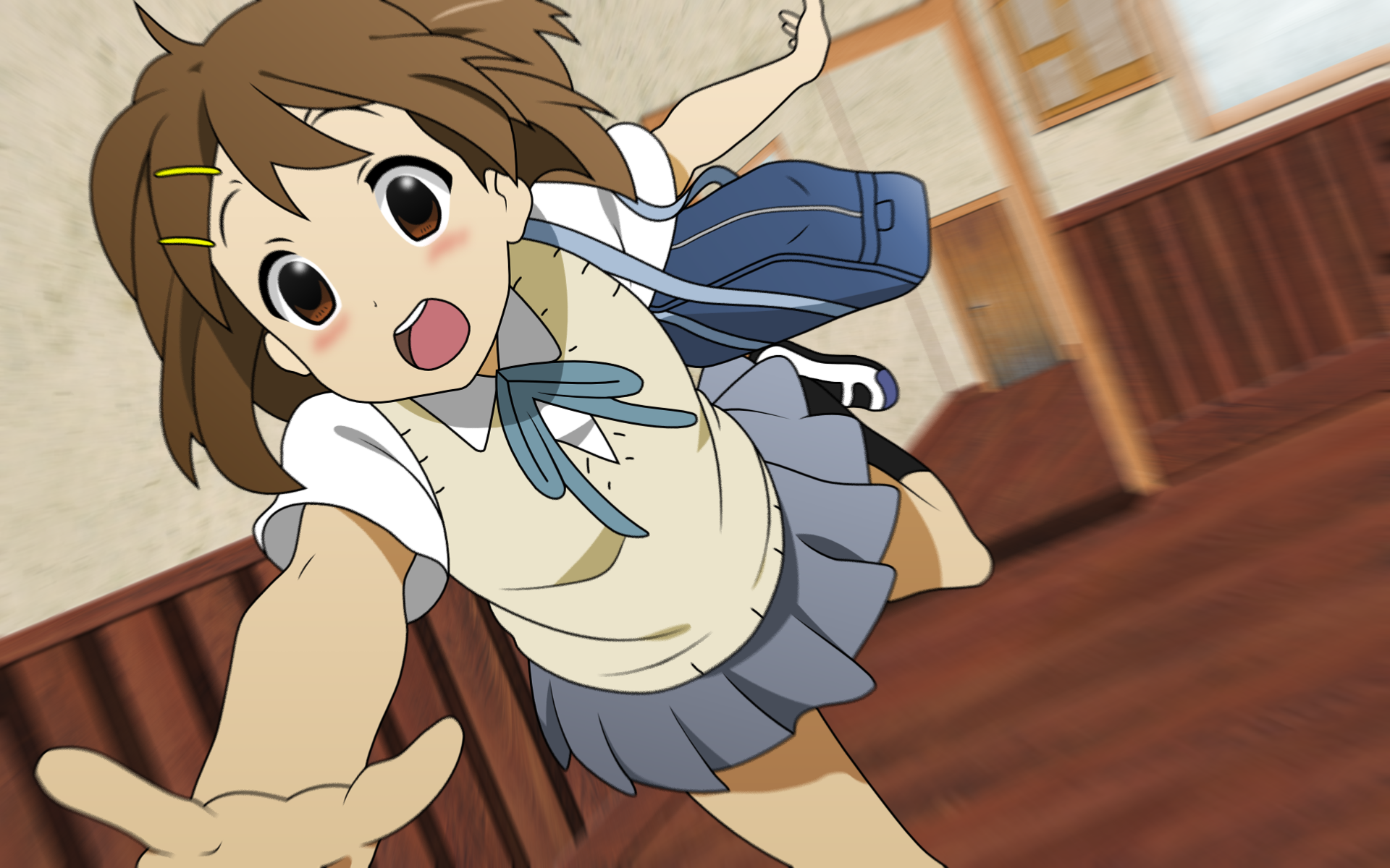 Download Yui Hirasawa Anime K-ON! HD Wallpaper