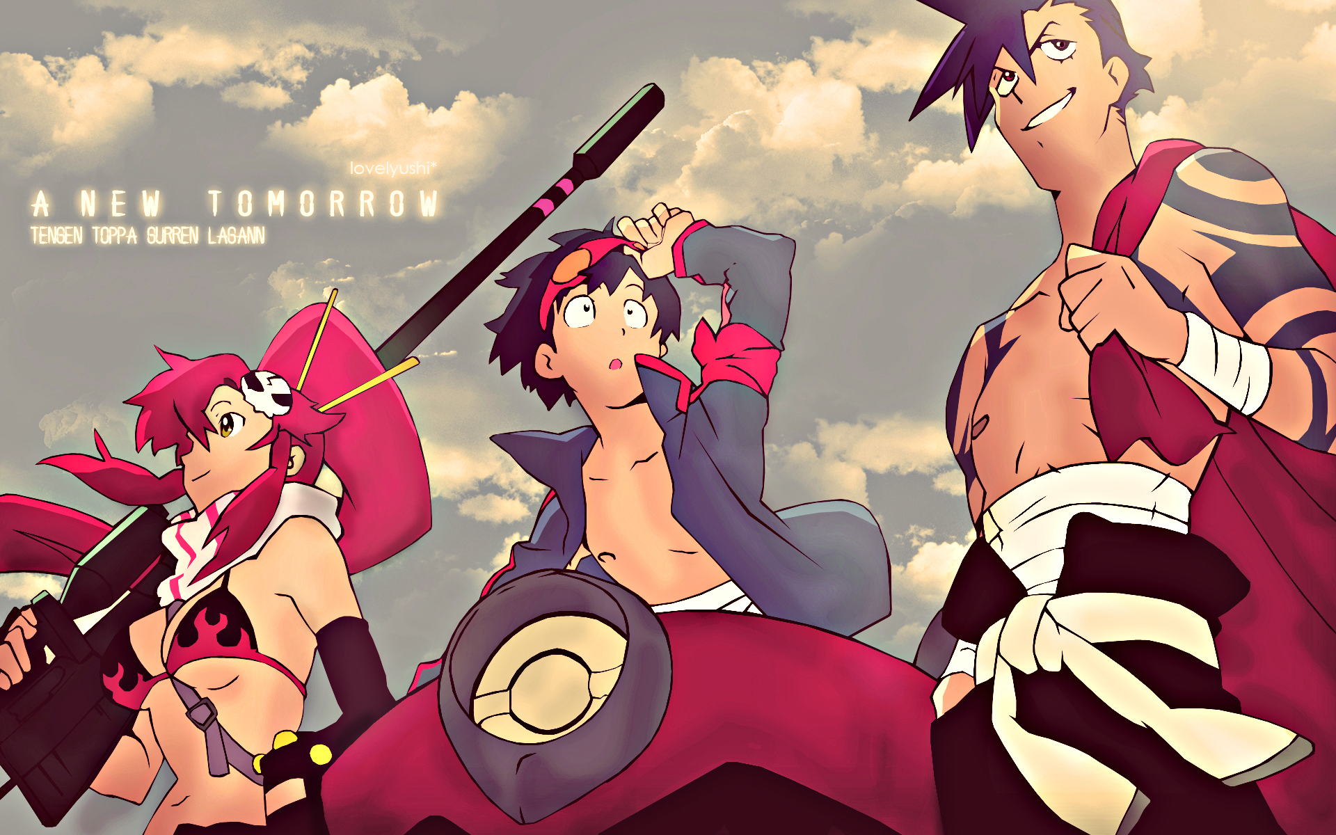 Tengen Toppa Gurren Lagann Hd Wallpaper Background Image 1920x1200 4397