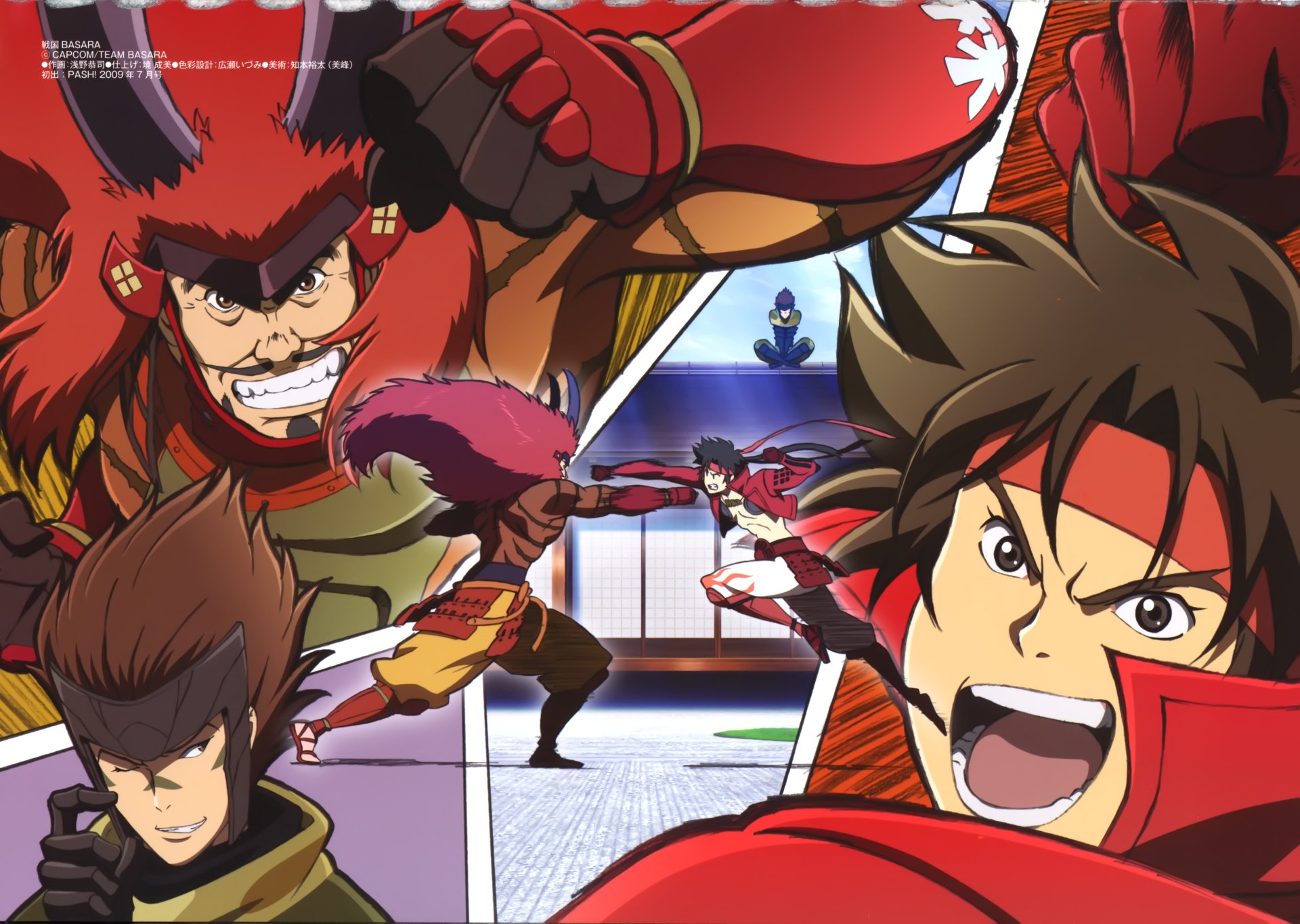 Download Anime Sengoku Basara 4k Ultra HD Wallpaper