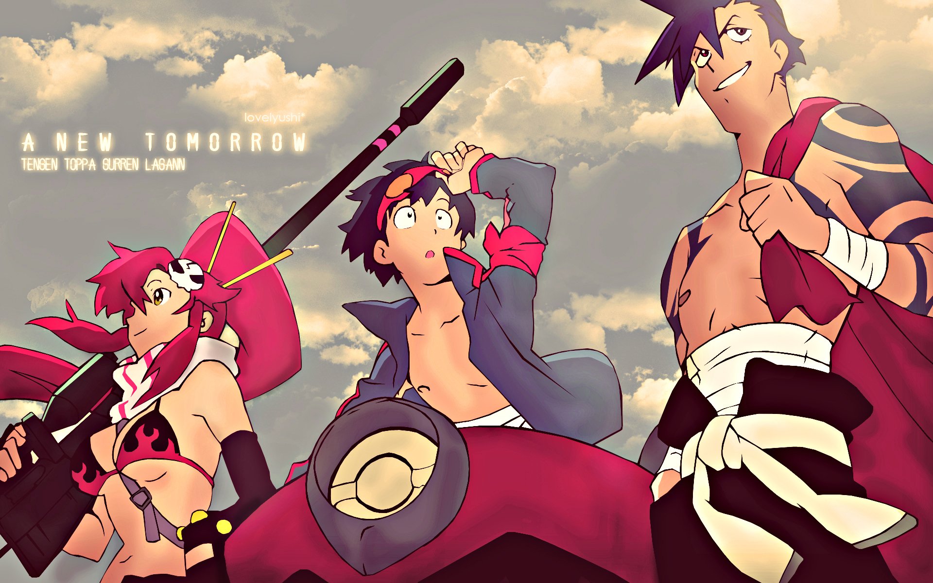 Anime Tengen Toppa Gurren Lagann Fondo de Pantalla