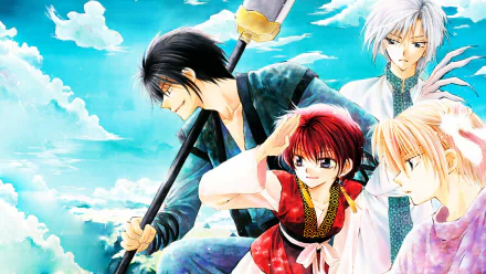 Yun (Yona of the Dawn) Ki-ja (Yona of the Dawn) Yona (Yona of the Dawn) Hak Son Anime Yona of the Dawn HD Desktop Wallpaper | Background Image