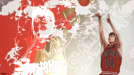 Hisashi Mitsui Anime Slam Dunk HD Desktop Wallpaper | Background Image