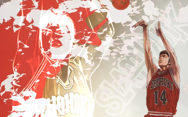 Hisashi Mitsui Anime Slam Dunk HD Desktop Wallpaper | Background Image