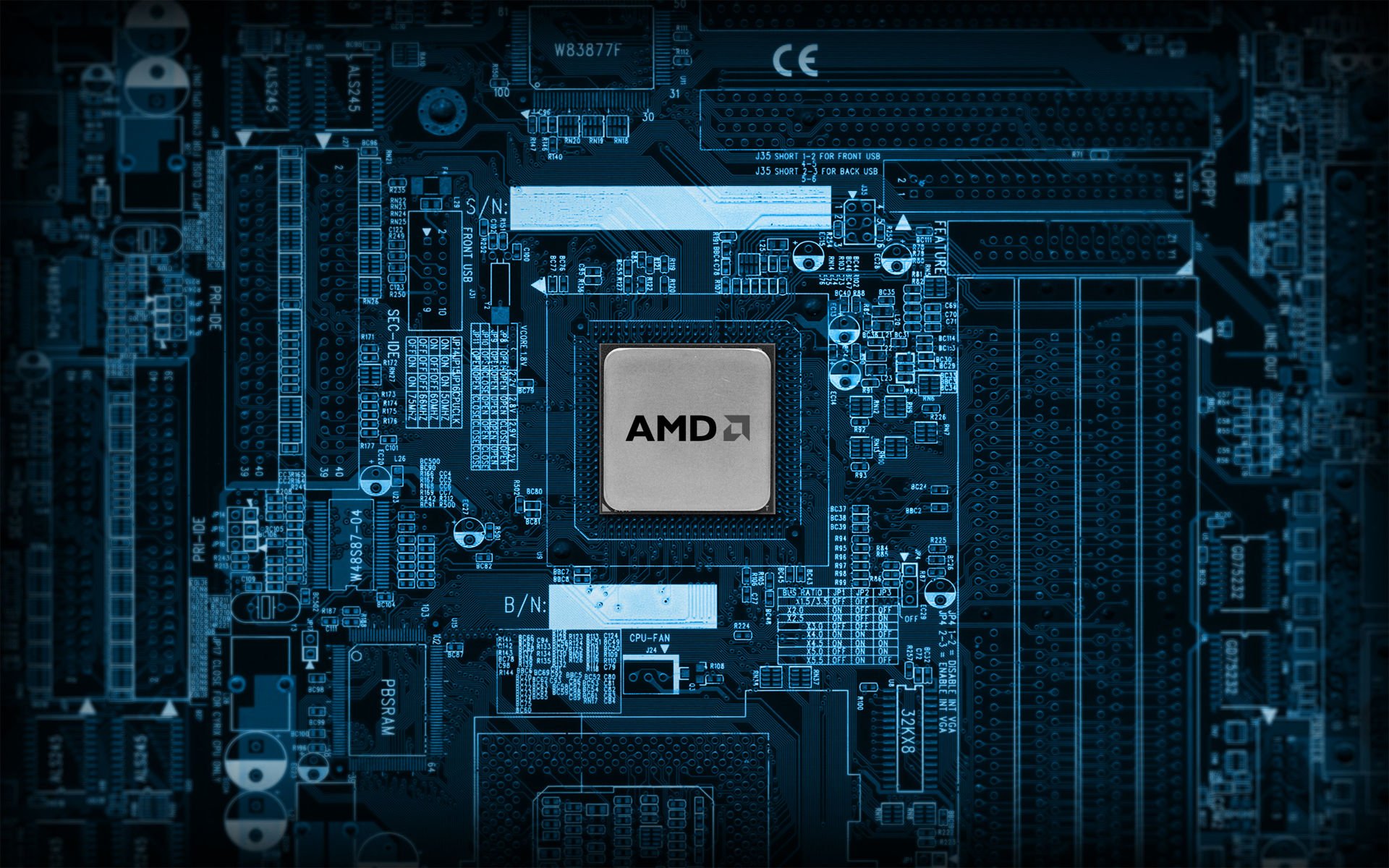 Technology AMD HD Wallpaper | Background Image