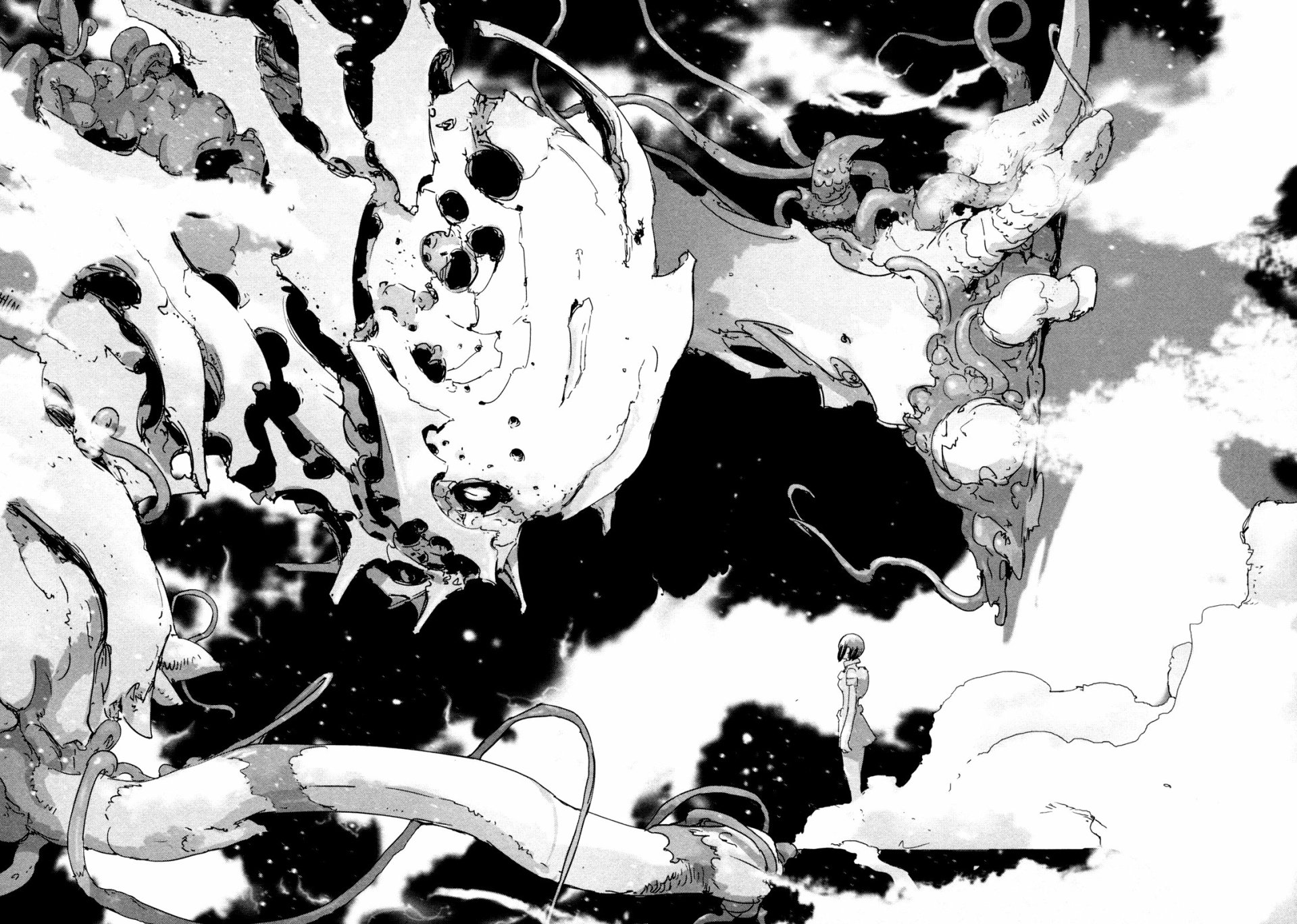 Download Anime Biomega HD Wallpaper by Tsutomu Nihei