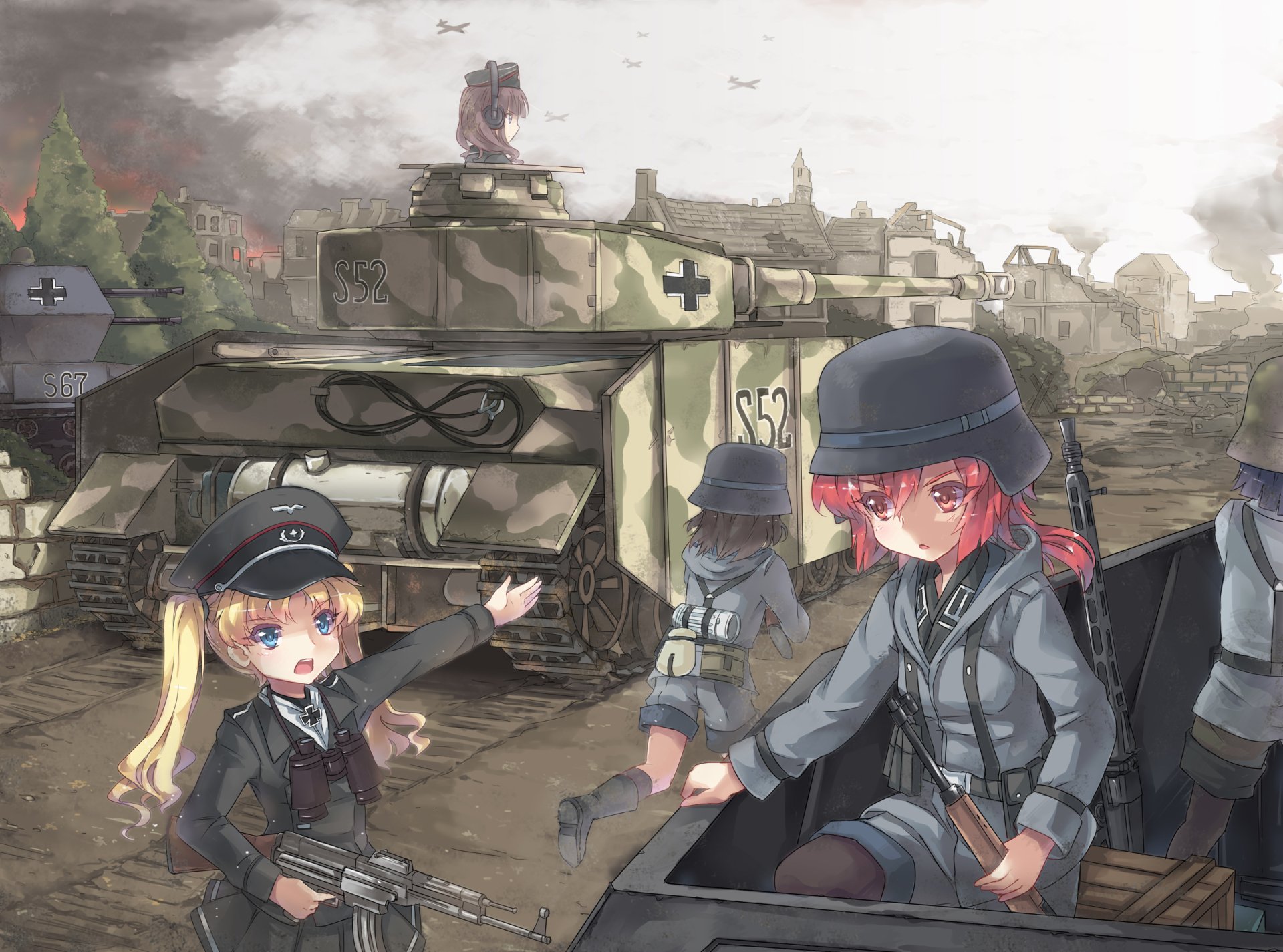 Download Anime Military Military Anime HD Wallpaper