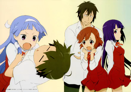 Anime Kannagi: Crazy Shrine Maidens HD Desktop Wallpaper | Background Image