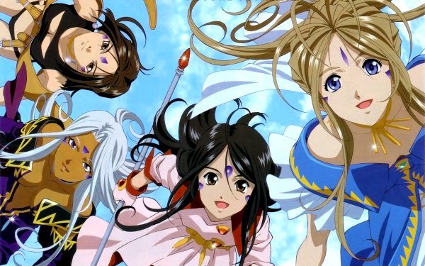 Anime Ah! My Goddess Peorth Skuld Belldandy Urd Goddess HD Wallpaper | Background Image