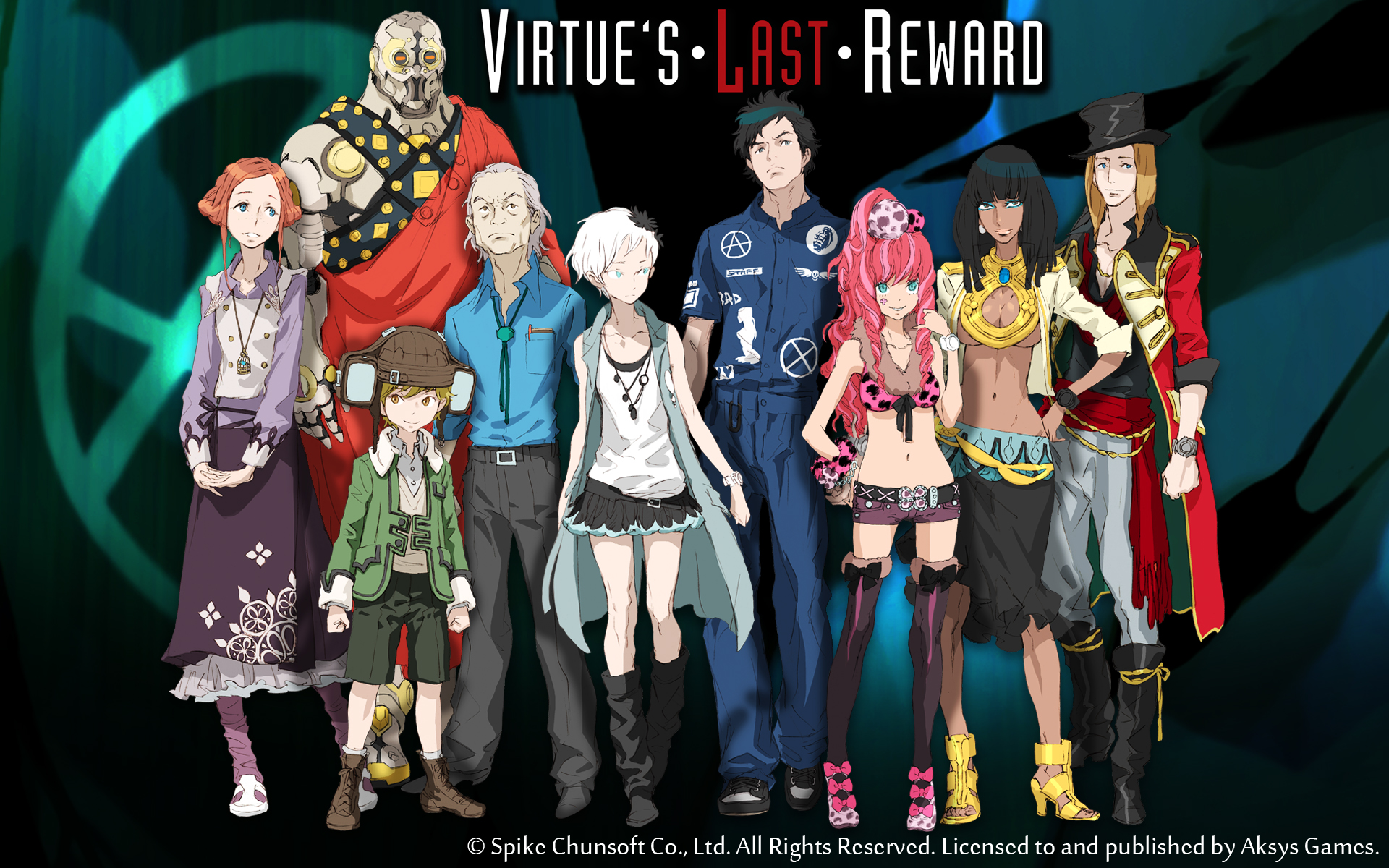 Video Game Virtue's Last Reward HD Wallpaper by Kinu Nishimura