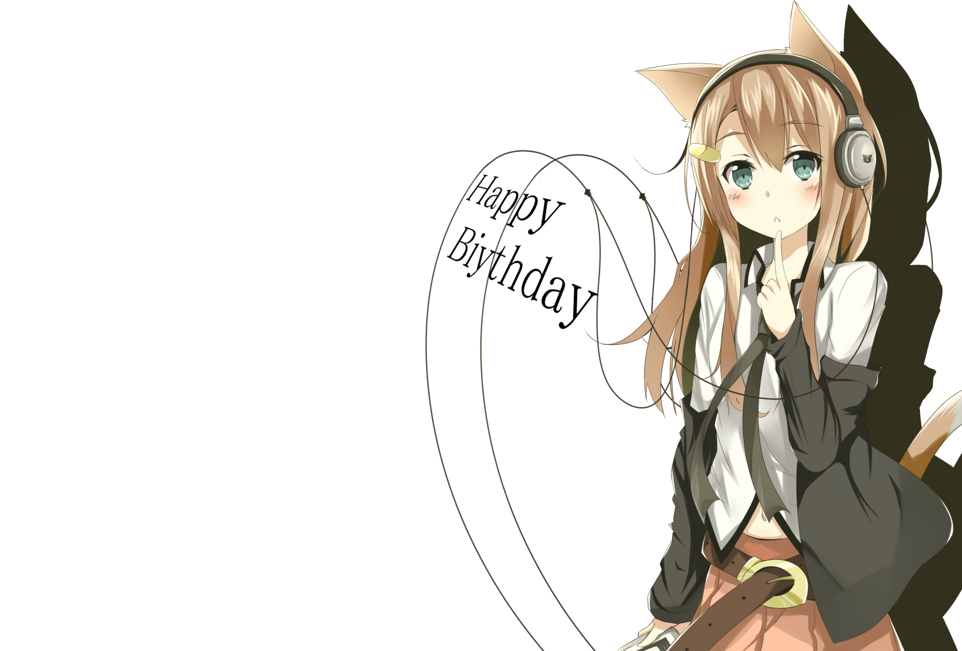 Anime Headphones HD Wallpaper