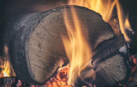 flame log photography fire HD Desktop Wallpaper | Background Image