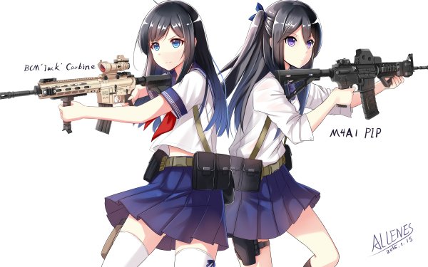 Anime Original M4A1 HD Wallpaper | Background Image