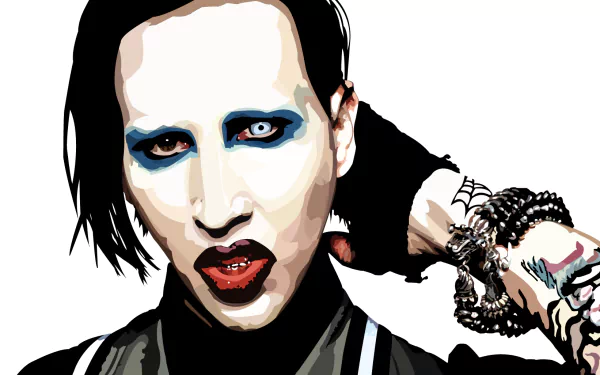 heavy metal industrial metal music Marilyn Manson HD Desktop Wallpaper | Background Image