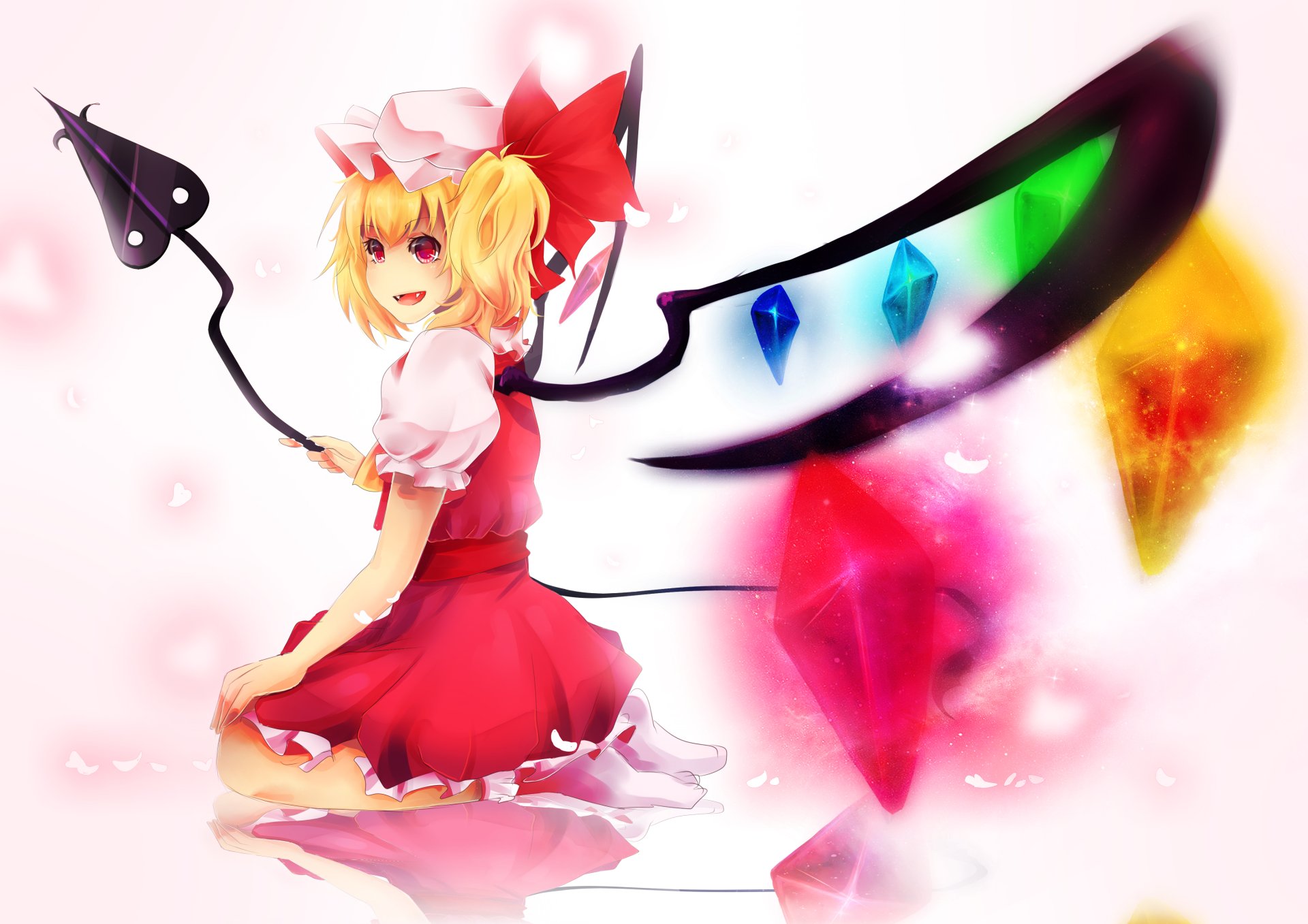 Download Flandre Scarlet Anime Touhou 4k Ultra HD Wallpaper