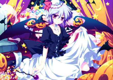 Remilia Scarlet Anime Touhou HD Desktop Wallpaper | Background Image