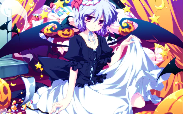 Remilia Scarlet Anime Touhou HD Desktop Wallpaper | Background Image