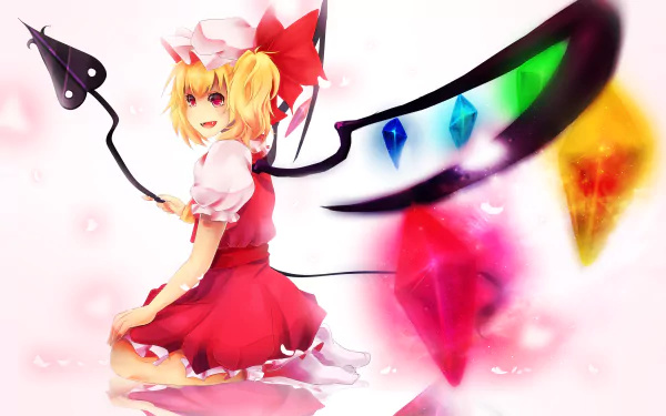 Flandre Scarlet Anime Touhou HD Desktop Wallpaper | Background Image