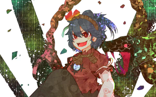 Kanako Yasaka Anime Touhou HD Desktop Wallpaper | Background Image