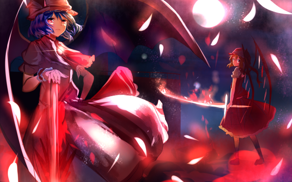 Anime Touhou Flandre Scarlet Remilia Scarlet HD Wallpaper | Background Image