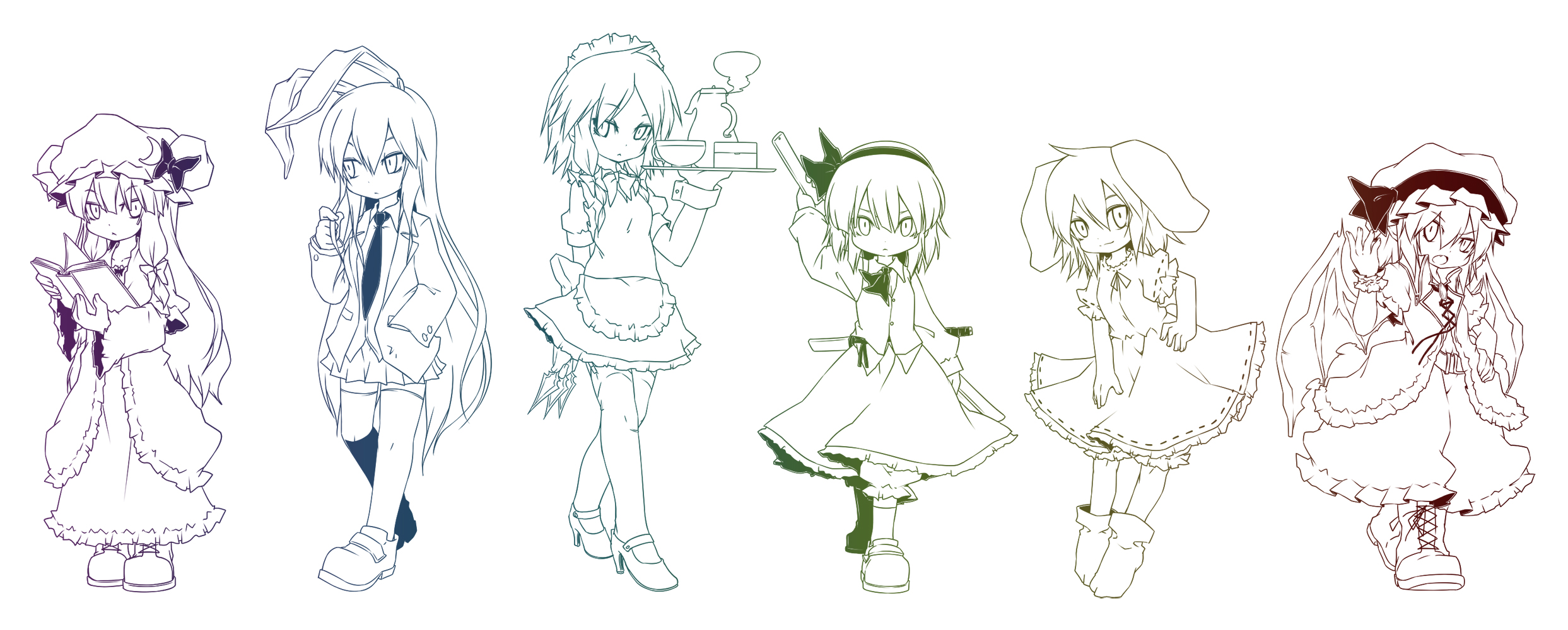 Download Remilia Scarlet Sakuya Izayoi Tewi Inaba Patchouli Knowledge