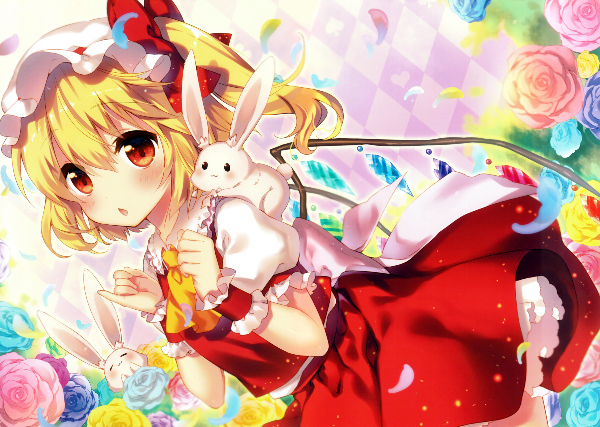 Download Flandre Scarlet Anime Touhou 4k Ultra HD Wallpaper