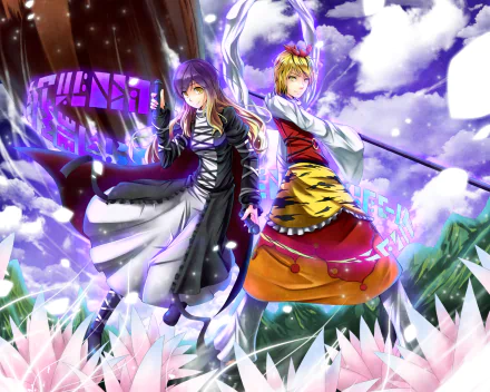 Byakuren Hijiri Shou Toramaru Anime Touhou HD Desktop Wallpaper | Background Image