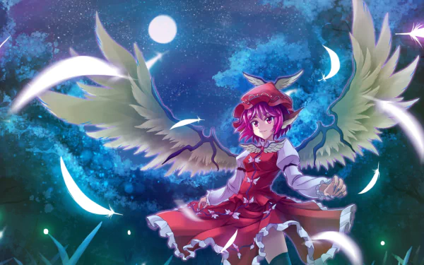 Mystia Lorelei Anime Touhou HD Desktop Wallpaper | Background Image